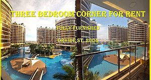 #SCL009 👉 Beautiful Corner Three Bedrooms on 7th floor, Facing to Swimming Pool For RENT