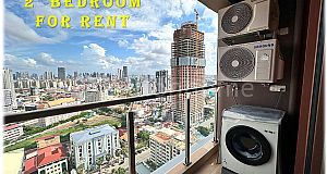 #SCL022 👉 Very Nice View! 28th floor Condo Two Bedroom For Rent at Toul Kork - Time Square 3 - TS3