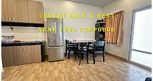 #SC017 👉 So Urgent! Condo One Bedroom Near Toul Tompoung For SALE or RENT