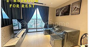 #SCL013 👉 Very Nice View! 30th floor Condo Two Bedroom For Rent at TK - Time Square 3 - TS3