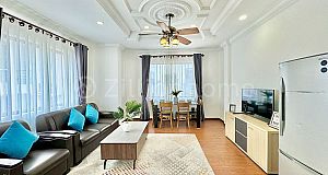 BKK1- Sapcious 3Bed Serviced Apartment For Rent