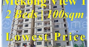 #SD005 👉 Under Market 40% !!! Condo Two Bedrooms, Net Size 100 sqm at Mekong View 1 Chroy Chongva URGENT SALE