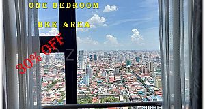 #SC009 👉 30% off Highest Floor 45th, Condo One Bedroom at BKK Area Along St. Monivong (St. 93)