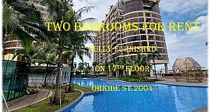 #SCL002 👉 Brand New Condo High Floor City View Two Bedrooms Available For Lease at Orkide St.2004