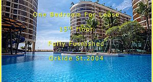 #SCL001 👉 15th floor, Nice View! One Bedroom at Orkide St.2004 For RENT